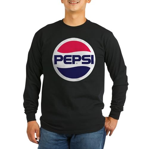 Amazon.com: CafePress Pepsi 90S Logo Long Sleeve Dark T Shirt